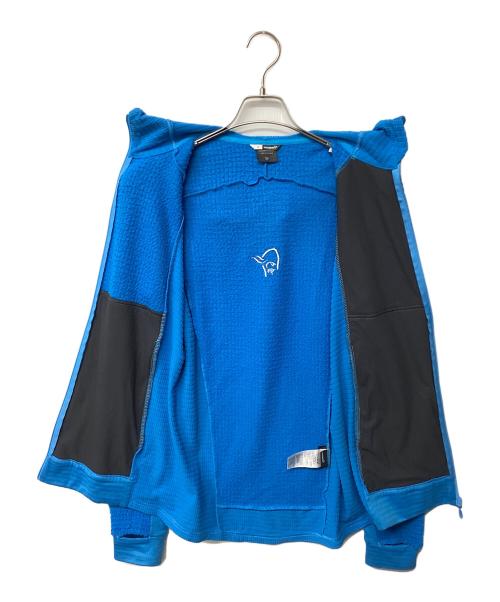 norrona（ノローナ）norrona (ノローナ) lofoten Alpha raw ZIP Hoodie(トレッキングウェア/フリース) ブルー サイズ:Sの古着・服飾アイテム