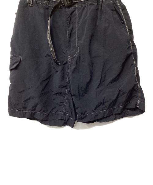 and wander（アンドワンダー）and wander (アンドワンダー) Ny taffeta hiker short pants(トレッキングボトム/ショート) ブラック サイズ:Sの古着・服飾アイテム