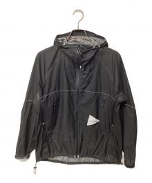 and wander（アンドワンダー）の古着「3L UL rain jacket(トレッキングウェア/レインウェア)」｜ブラック