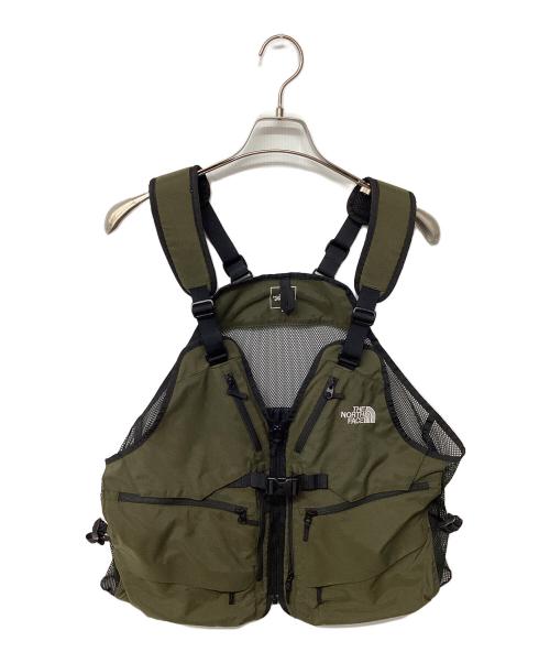 THE NORTH FACE（ザ ノース フェイス）THE NORTH FACE (ザ ノース フェイス) ギアメッシュベスト オリーブ サイズ:Lの古着・服飾アイテム