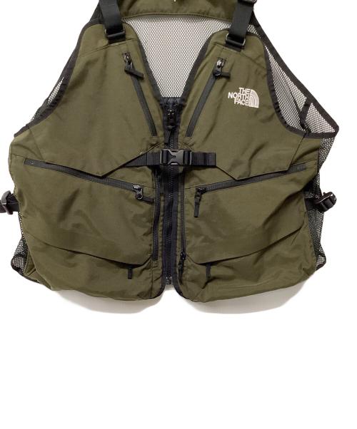 THE NORTH FACE（ザ ノース フェイス）THE NORTH FACE (ザ ノース フェイス) ギアメッシュベスト オリーブ サイズ:Lの古着・服飾アイテム