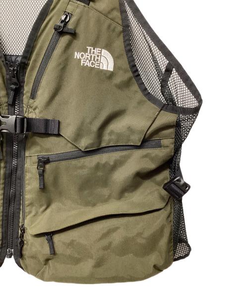 THE NORTH FACE（ザ ノース フェイス）THE NORTH FACE (ザ ノース フェイス) ギアメッシュベスト オリーブ サイズ:Lの古着・服飾アイテム