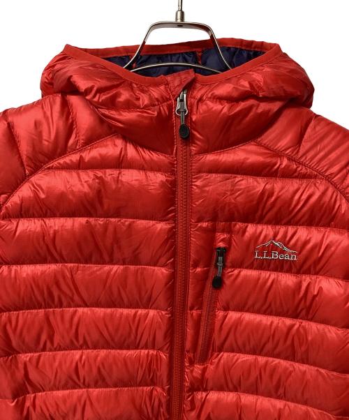 L.L.Bean（エルエルビーン）L.L.Bean (エルエルビーン) ウルトラライト 850 ダウン・ジャケット(トレッキングウェア） レッド サイズ:Mの古着・服飾アイテム