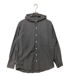 THE NORTH FACE（ザ ノース フェイス）の古着「Mountain Hooded Shirt」｜グレー