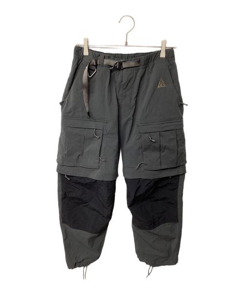 NIKE ACG（ナイキエーシージー）NIKE ACG (ナイキエーシージー) SMITH SMT CARGO PNT グレー×ブラック サイズ:Mの古着・服飾アイテム