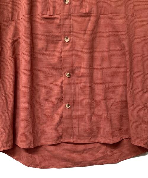 JOLLY GEAR（ジョリーギア）JOLLY GEAR (ジョリーギア) トリプルクラウン ボタンダウン ロングスリーブ(トレッキングウェア) レッド サイズ:Mの古着・服飾アイテム