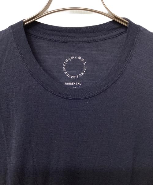 山と道（ヤマトミチ）山と道 (ヤマトミチ) 100% Light Merino Kangaroo(トレッキングウェア) ネイビー サイズ:XLの古着・服飾アイテム