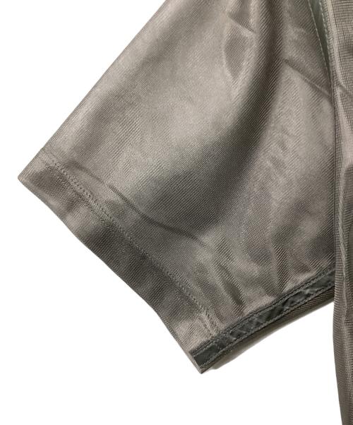 and wander（アンドワンダー）and wander (アンドワンダー) Silver Mesh Tee グレー サイズ:Sの古着・服飾アイテム