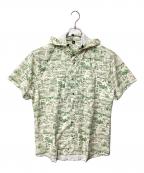 JOLLY GEARジョリーギア）の古着「トリプルクラウン ボタンダウン ショートスリーブ(トレッキングウェア)」｜グリーン