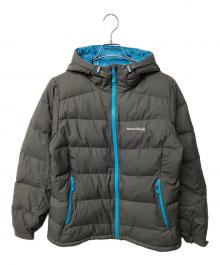 mont-bell（モンベル）の古着「パーマフロスト ライトダウンパーカ(トレッキングウェア)」｜グレー×ブルー