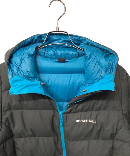 mont-bell（モンベル）mont-bell (モンベル) パーマフロスト ライトダウンパーカ(トレッキングウェア) グレー×ブルー サイズ:XLの古着・服飾アイテム