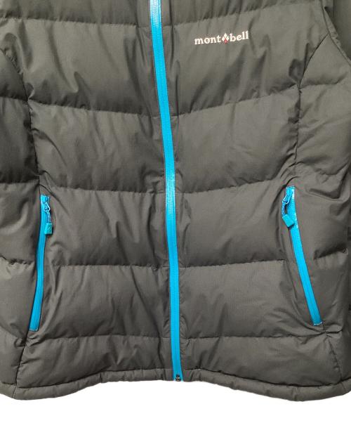 mont-bell（モンベル）mont-bell (モンベル) パーマフロスト ライトダウンパーカ(トレッキングウェア) グレー×ブルー サイズ:XLの古着・服飾アイテム