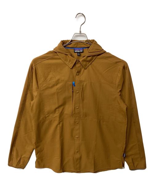 Patagonia（パタゴニア）Patagonia (パタゴニア) リバー・ランブラー・ハイブリッド・サン・フーディ オレンジ サイズ:Mの古着・服飾アイテム