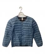 mont-bell×B:MING by BEAMSモンベル×ビーミングバイビームス）の古着「ラウンドネック ダウンジャケット(トレッキングウェア)」｜ブルー