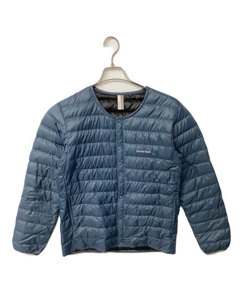 mont-bell（モンベル）mont-bell (モンベル) B:MING by BEAMS (ビーミングバイビームス) ラウンドネック ダウンジャケット(トレッキングウェア) ブルー サイズ:Mの古着・服飾アイテム