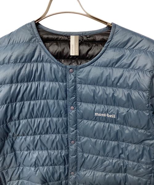 mont-bell（モンベル）mont-bell (モンベル) B:MING by BEAMS (ビーミングバイビームス) ラウンドネック ダウンジャケット(トレッキングウェア) ブルー サイズ:Mの古着・服飾アイテム