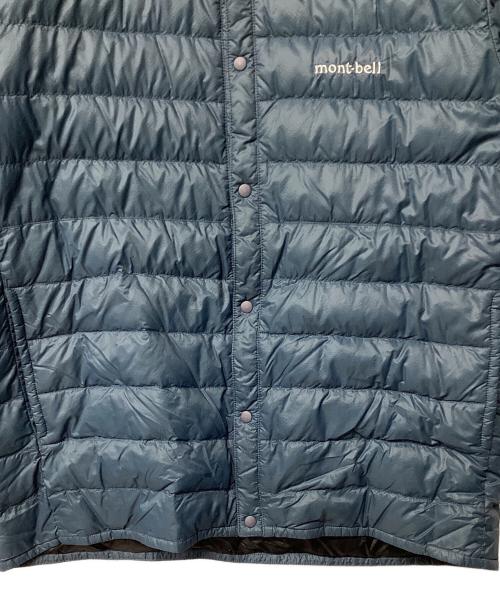 mont-bell（モンベル）mont-bell (モンベル) B:MING by BEAMS (ビーミングバイビームス) ラウンドネック ダウンジャケット(トレッキングウェア) ブルー サイズ:Mの古着・服飾アイテム