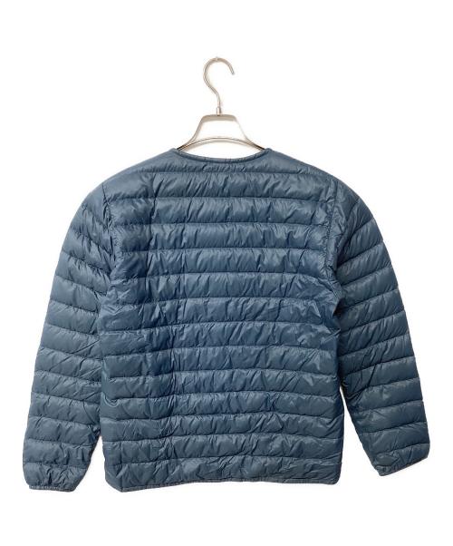 mont-bell（モンベル）mont-bell (モンベル) B:MING by BEAMS (ビーミングバイビームス) ラウンドネック ダウンジャケット(トレッキングウェア) ブルー サイズ:Mの古着・服飾アイテム