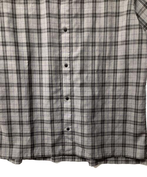 山と道（ヤマトミチ）山と道 (ヤマトミチ) Merino Short Sleeve Shirt(トレッキングウェア) グレー サイズ:Lの古着・服飾アイテム