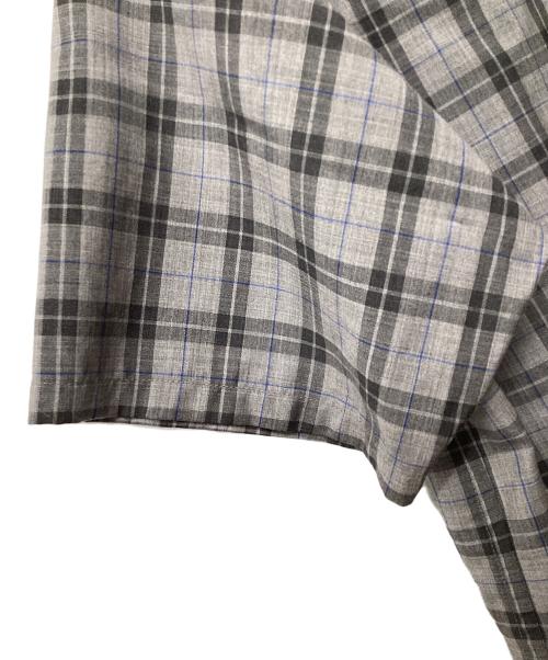 山と道（ヤマトミチ）山と道 (ヤマトミチ) Merino Short Sleeve Shirt(トレッキングウェア) グレー サイズ:Lの古着・服飾アイテム