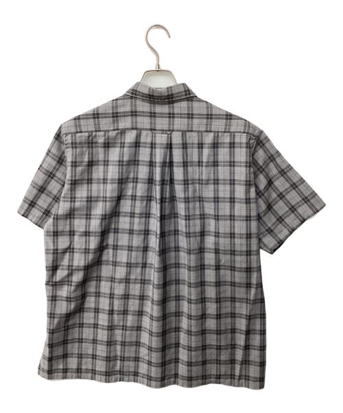 山と道（ヤマトミチ）山と道 (ヤマトミチ) Merino Short Sleeve Shirt(トレッキングウェア) グレー サイズ:Lの古着・服飾アイテム