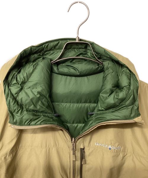 mont-bell（モンベル）mont-bell (モンベル) コロラドパーカ ベージュ×グリーン サイズ:Lの古着・服飾アイテム