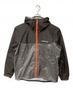 mont-bellモンベル）の古着「サンダーパスジャケット(トレッキングウェア/レインウェア)」｜グレー×オレンジ