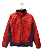 Patagoniaパタゴニア）の古着「ナノパフハイブリッドジャケット(トレッキングウェア/フリース)」｜レッド