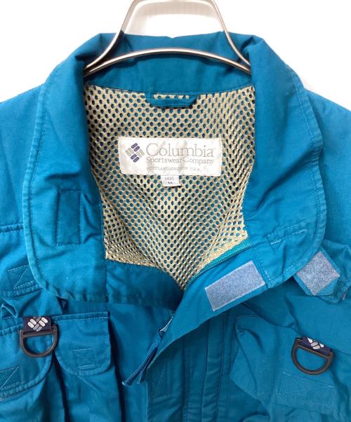 Columbia（コロンビア）Columbia (コロンビア) フィッシングジャケット ブルー サイズ:Mの古着・服飾アイテム