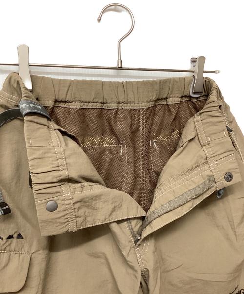 and wander（アンドワンダー）and wander (アンドワンダー) hiking club Ny taffeta hiker short pants(トレッキングボトム/ショート) ベージュ サイズ:Sの古着・服飾アイテム