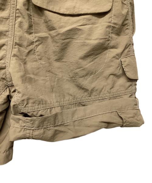 and wander（アンドワンダー）and wander (アンドワンダー) hiking club Ny taffeta hiker short pants(トレッキングボトム/ショート) ベージュ サイズ:Sの古着・服飾アイテム