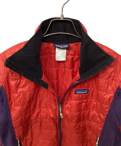 Patagonia（パタゴニア）Patagonia (パタゴニア) ナノパフハイブリッドジャケット(トレッキングウェア) レッド×パープル サイズ:Sの古着・服飾アイテム
