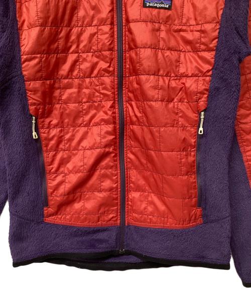 Patagonia（パタゴニア）Patagonia (パタゴニア) ナノパフハイブリッドジャケット(トレッキングウェア) レッド×パープル サイズ:Sの古着・服飾アイテム
