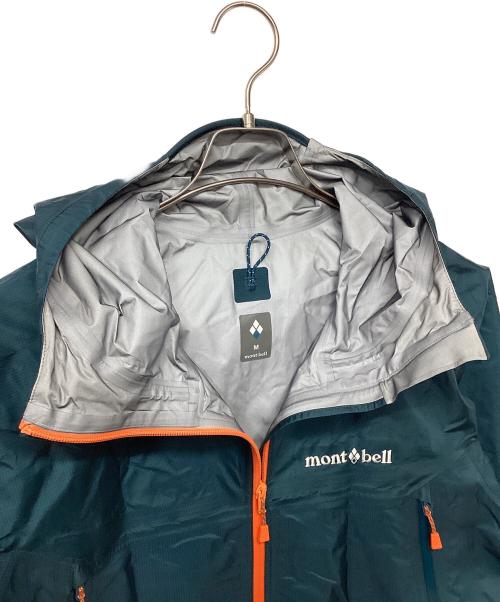 mont-bell（モンベル）mont-bell (モンベル) ストームクルーザー ジャケット(トレッキングウェア/レインウェア) グリーン×オレンジ サイズ:Mの古着・服飾アイテム
