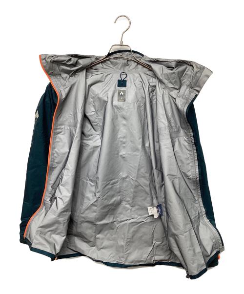 mont-bell（モンベル）mont-bell (モンベル) ストームクルーザー ジャケット(トレッキングウェア/レインウェア) グリーン×オレンジ サイズ:Mの古着・服飾アイテム