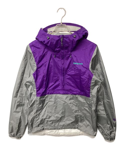 Patagonia（パタゴニア）Patagonia (パタゴニア) トレントシェルプルオーバー(トレッキングウェア/レインウェア) グレー×パープル サイズ:S 未使用品の古着・服飾アイテム
