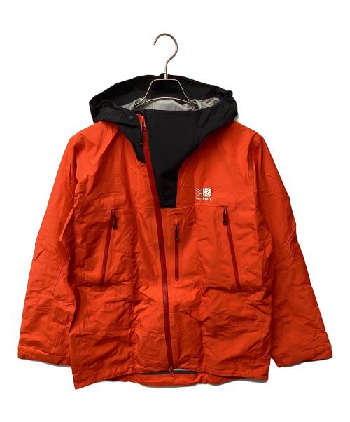 Karrimor（カリマー）Karrimor (カリマー) G-TX パーフォマンスレインジャケット(トレッキングウェア/レインウェア) オレンジ×ブラック サイズ:Mの古着・服飾アイテム