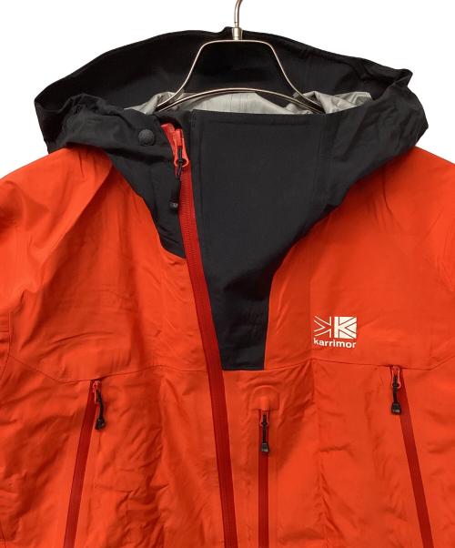 Karrimor（カリマー）Karrimor (カリマー) G-TX パーフォマンスレインジャケット(トレッキングウェア/レインウェア) オレンジ×ブラック サイズ:Mの古着・服飾アイテム