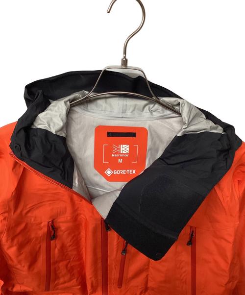Karrimor（カリマー）Karrimor (カリマー) G-TX パーフォマンスレインジャケット(トレッキングウェア/レインウェア) オレンジ×ブラック サイズ:Mの古着・服飾アイテム