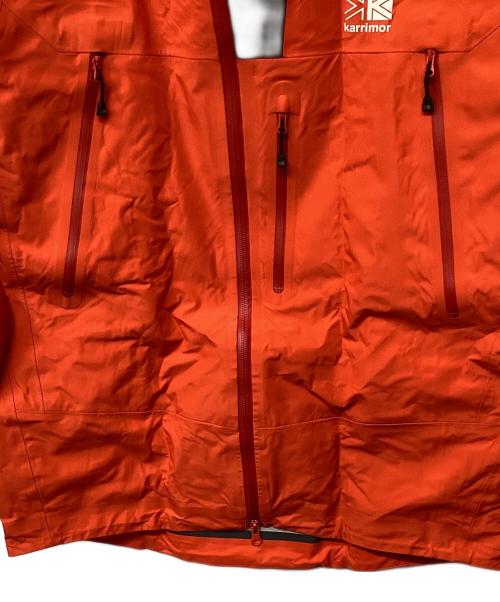 Karrimor（カリマー）Karrimor (カリマー) G-TX パーフォマンスレインジャケット(トレッキングウェア/レインウェア) オレンジ×ブラック サイズ:Mの古着・服飾アイテム