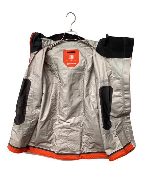 Karrimor（カリマー）Karrimor (カリマー) G-TX パーフォマンスレインジャケット(トレッキングウェア/レインウェア) オレンジ×ブラック サイズ:Mの古着・服飾アイテム