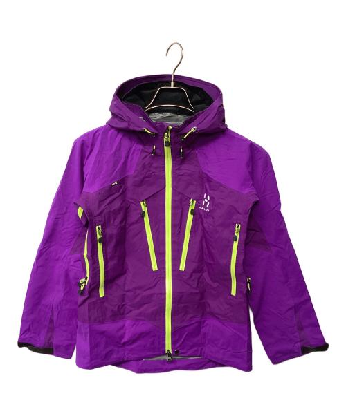 HAGLOFS（ホグロフス）HAGLOFS (ホグロフス) SPINX Q ジャケット(トレッキングウェア/レインウェア) パープル サイズ:Mの古着・服飾アイテム