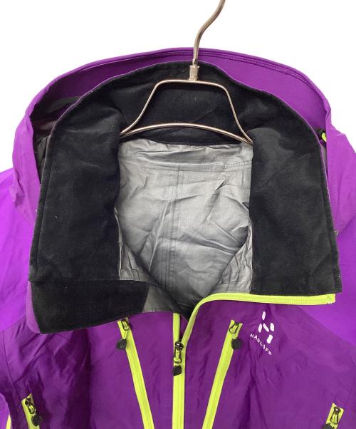 HAGLOFS（ホグロフス）HAGLOFS (ホグロフス) SPINX Q ジャケット(トレッキングウェア/レインウェア) パープル サイズ:Mの古着・服飾アイテム