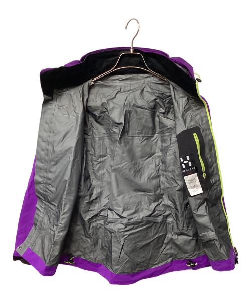 HAGLOFS（ホグロフス）HAGLOFS (ホグロフス) SPINX Q ジャケット(トレッキングウェア/レインウェア) パープル サイズ:Mの古着・服飾アイテム