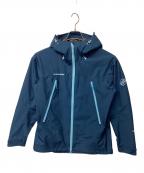 MAMMUTマムート）の古着「ゴアテックスオールラウンダージャケット(トレッキングウェア/レインウェア)」｜ブルー×スカイブルー