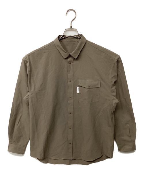 RIDGE MOUNTAIN GEAR（リッジマウンテン ギア）RIDGE MOUNTAIN GEAR (リッジマウンテン ギア) Basic Long Sleeve Shirt(トレッキングウェア) ベージュ サイズ:Lの古着・服飾アイテム