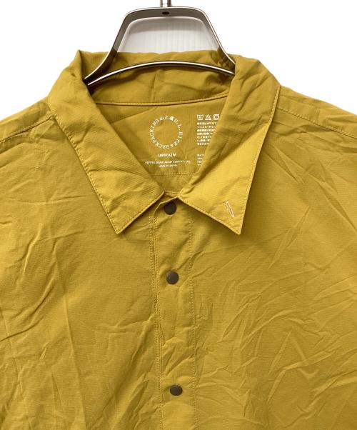 山と道（ヤマトミチ）山と道 (ヤマトミチ) UL Shirt(トレッキングウェア) イエロー サイズ:Mの古着・服飾アイテム