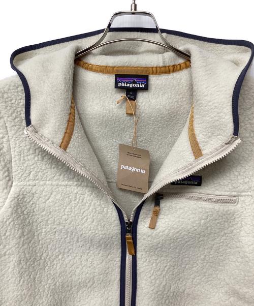 Patagonia（パタゴニア）Patagonia (パタゴニア) レトロ・パイル・フーディ ホワイト サイズ:M 未使用品の古着・服飾アイテム
