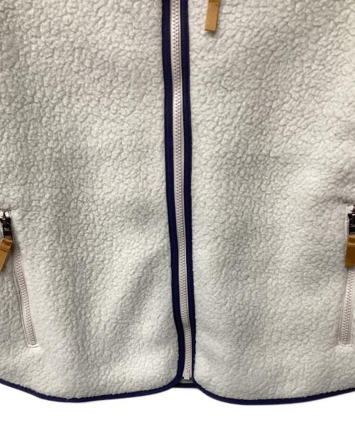 Patagonia（パタゴニア）Patagonia (パタゴニア) レトロ・パイル・フーディ ホワイト サイズ:M 未使用品の古着・服飾アイテム