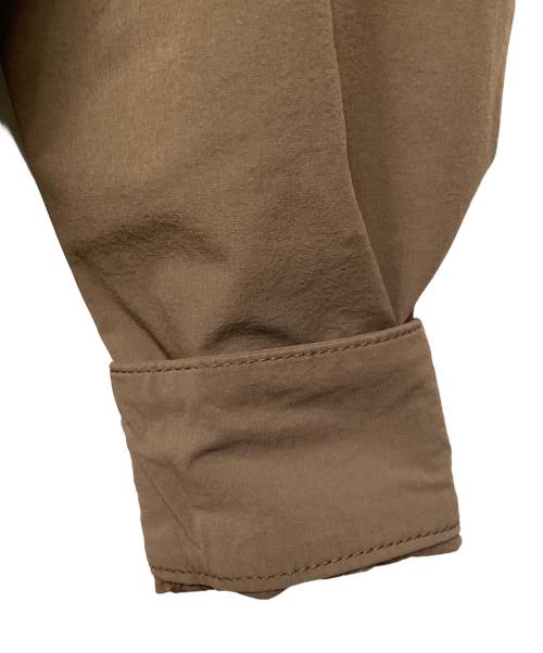 and wander（アンドワンダー）and wander (アンドワンダー) light w cloth shirt brown ブラウン サイズ:Sの古着・服飾アイテム